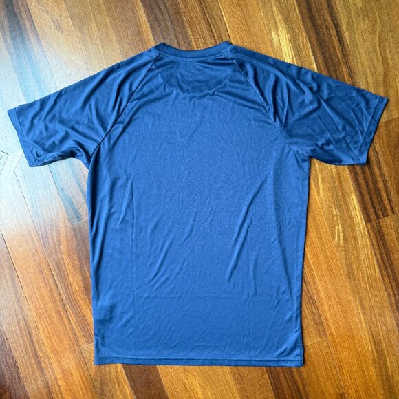 Nike Blue Sz S DRI-FIT Short Sleeve Rash guard Shirt - Picture 2 of 7